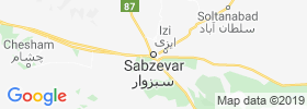 Sabzevar map
